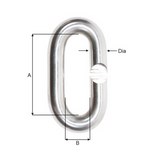 Maille à clancher inox