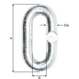 Maille à clancher galva